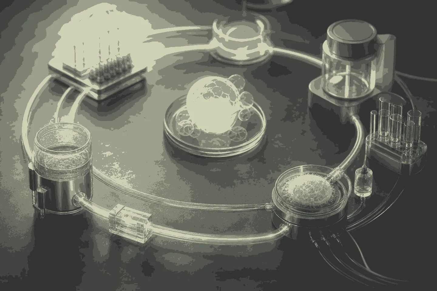 Semi-abstract operational support loop connecting monitoring, learning, and continuity